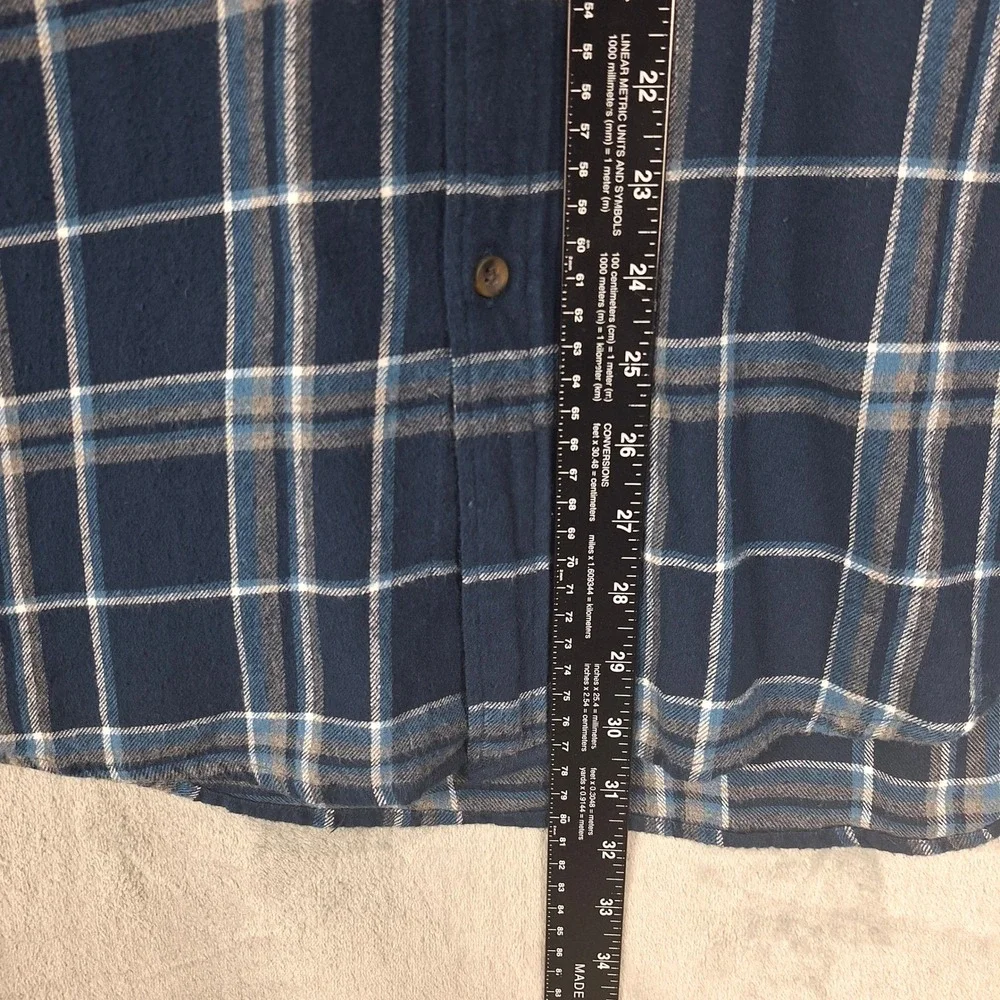 J‎ Crew Shirt Large Blue Classic Flannel Preppy Plaid Button Down Heritage NWT